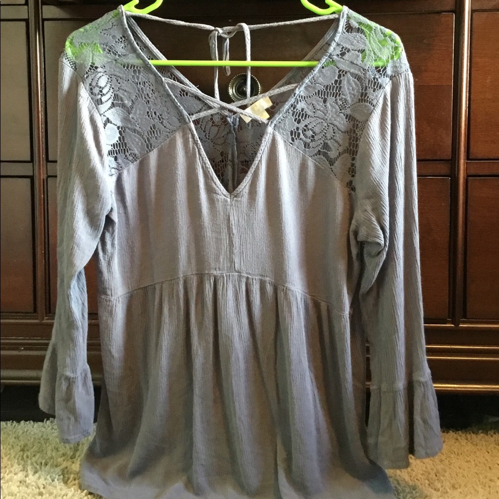 Light grey blouse